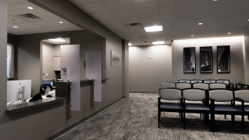 reception hall and desk