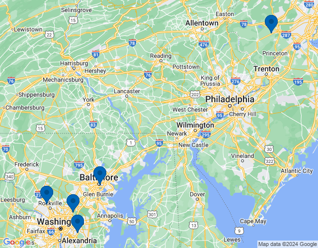 Map of dancker | Baltimore, MD