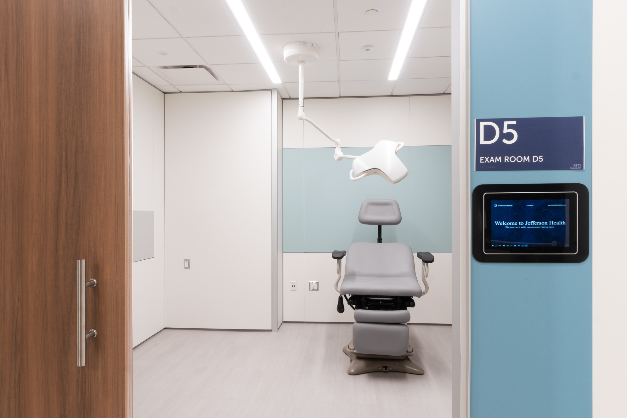 Exam Room at Jefferson Honickman Center, Philadelphia