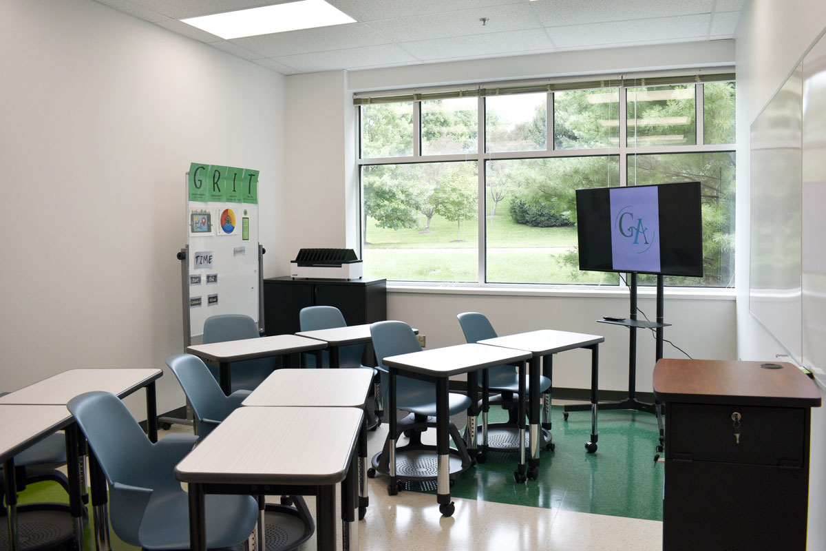 Tech-enabled classroom at Glenwood Academy