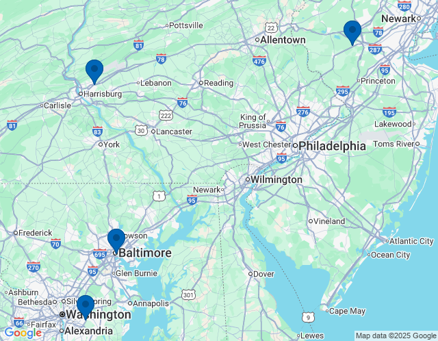 Map of dancker | Baltimore, MD